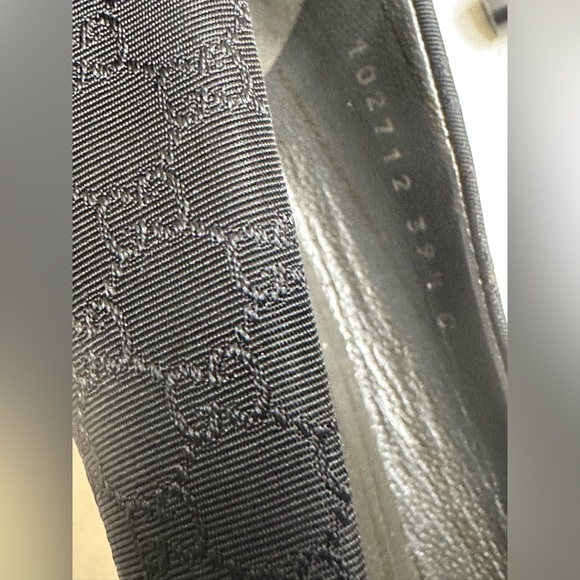 GUCCI Vintage GG Monogram Logo Pumps Heels US39.5 Pointed Toe shoes - Picture 7 of 16